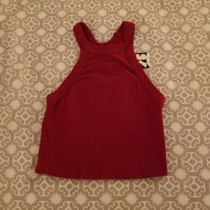 BNWT Urban Outfitters Red Crop top XS